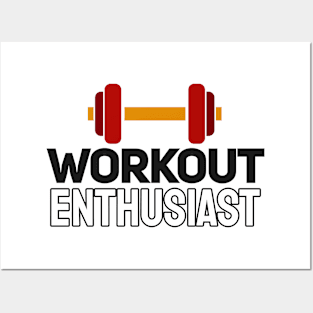 Workout Enthusiast Posters and Art